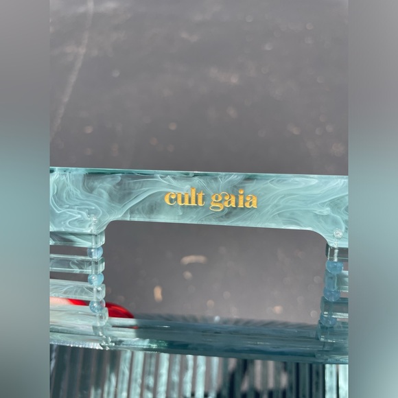 NWT Cult Gaia Acrylic Ark Mini Tote Bag - Picture 5 of 6